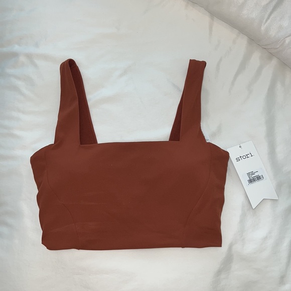 nwt stori cruise long line bra in color brandy size 6 - Picture 4 of 9